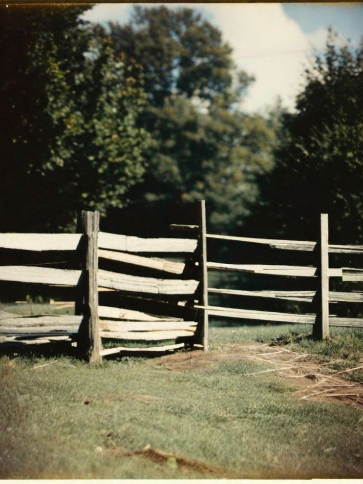 Fence outdoors