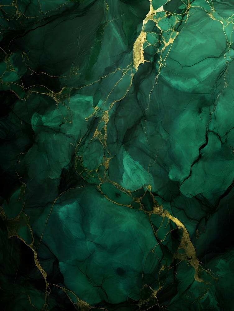Green and Golden Marble