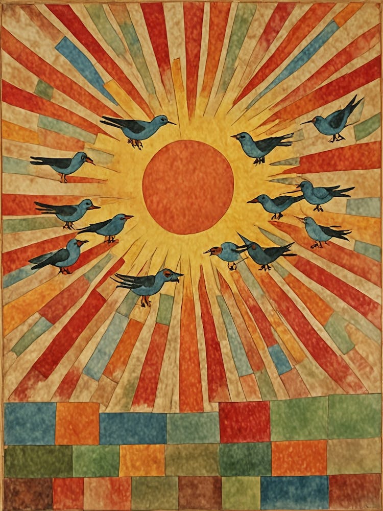 Birds At Sunrise no1