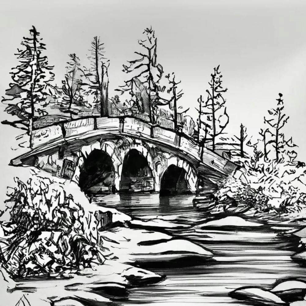Bridge Over A Stream 1
