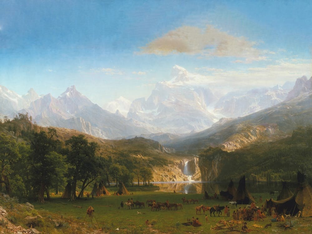 The Rocky Mountains, Lander's Pea, Albert Bierstadt