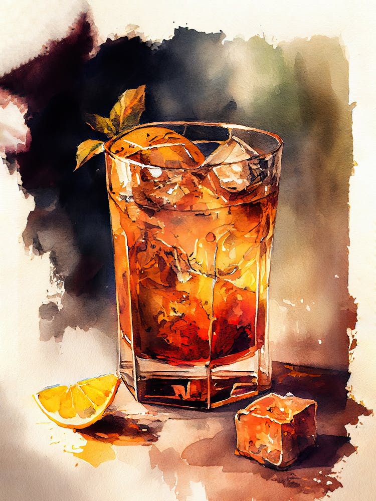 Old Fashioned Cocktail drinks