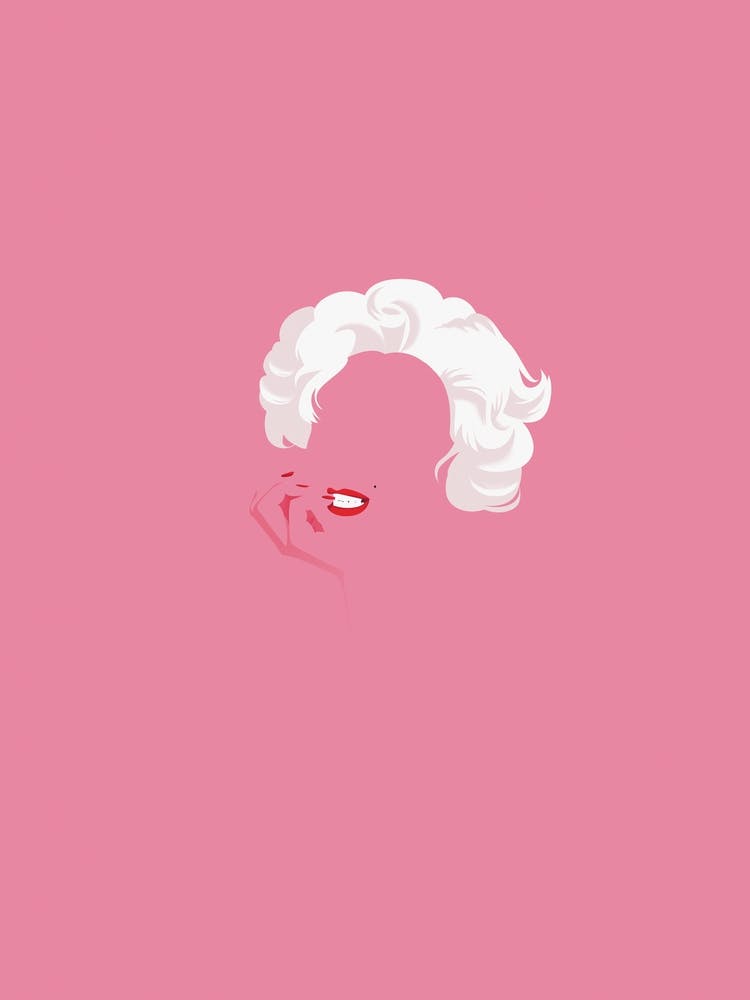 Mrs Marilyn Monroe in Knallpink