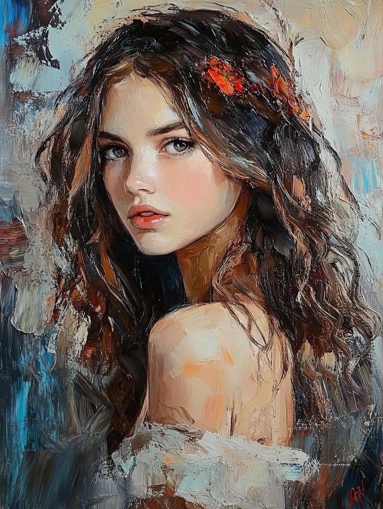 Woman With Long Hair