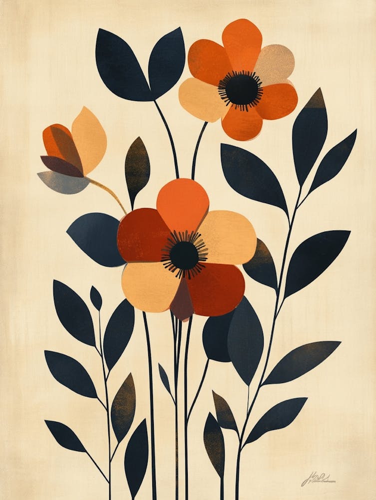 Orange Flowers 2