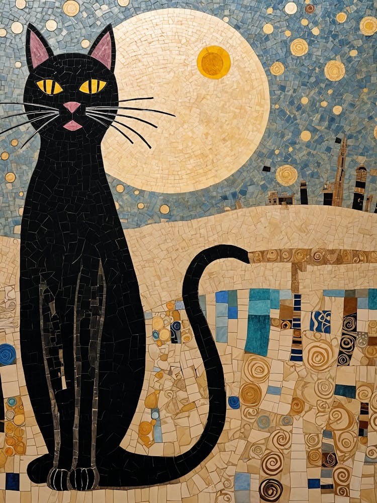 Black Cat Yellow Eyes