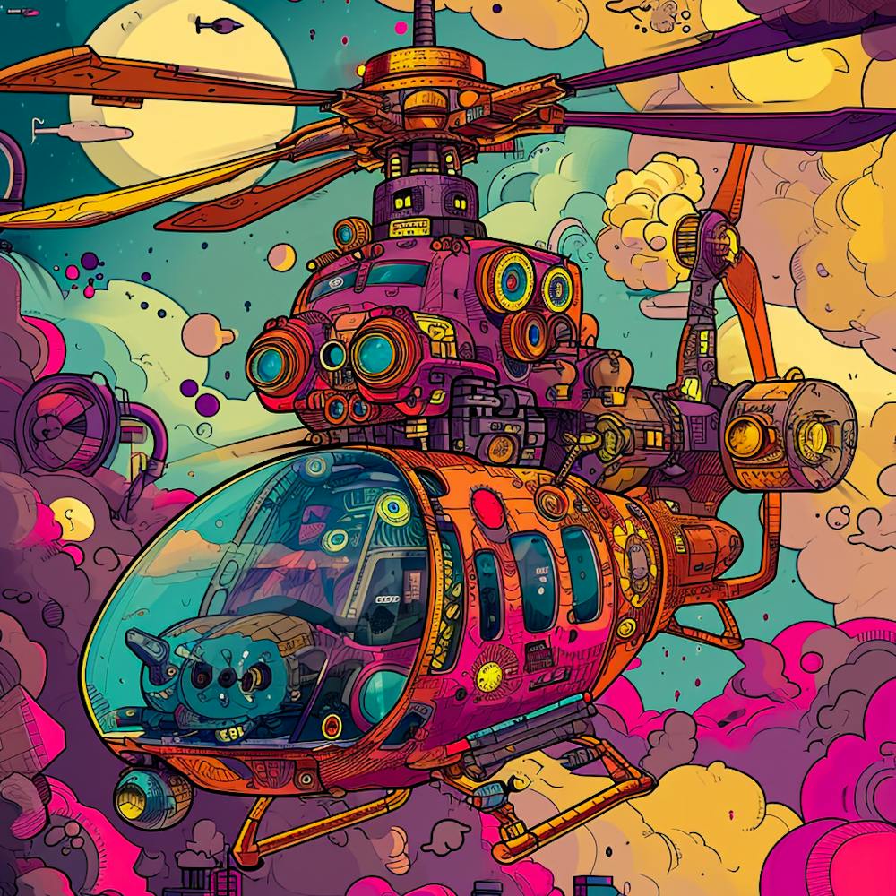 Helicopter In The Sky