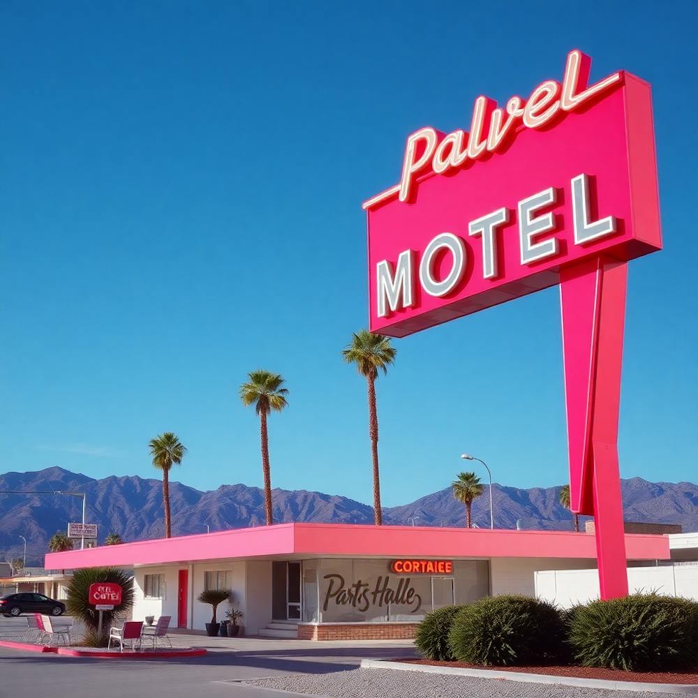 Palm Springs Motel Sign 1