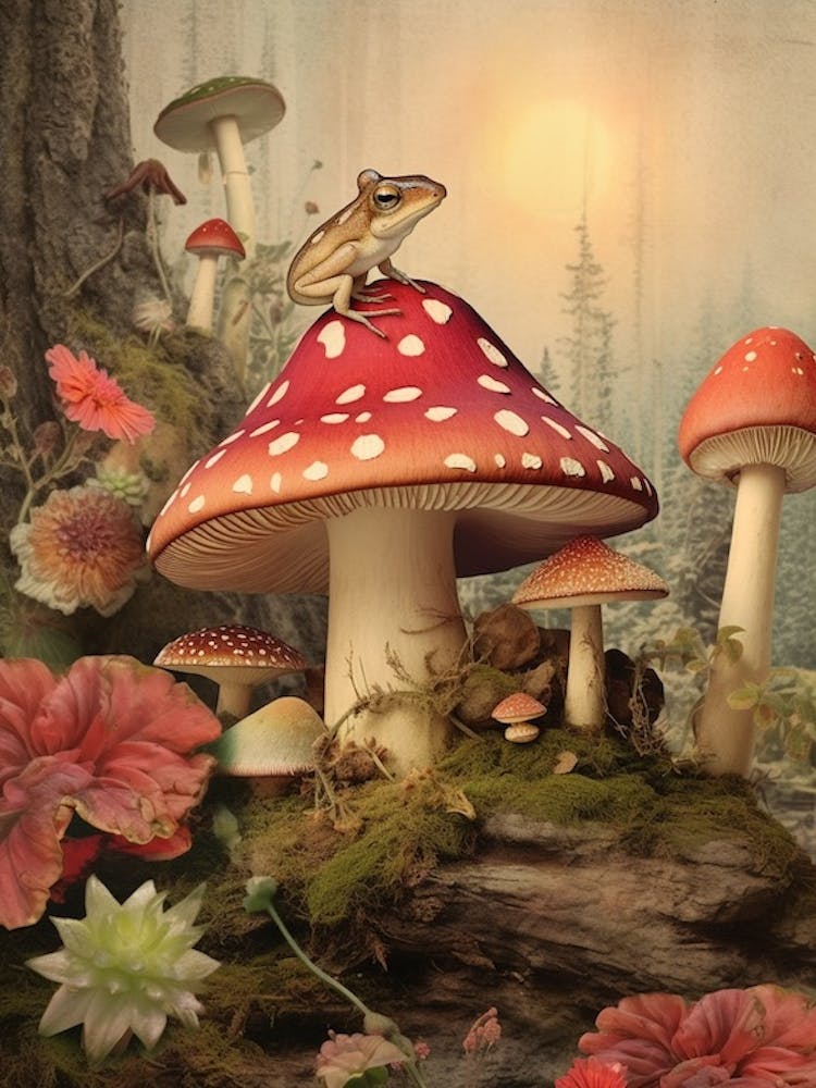 Mushroom And Frog 2