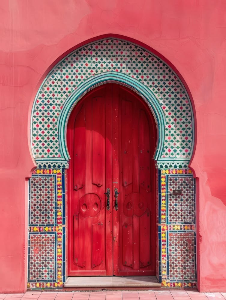 Red Door In Morocco 2