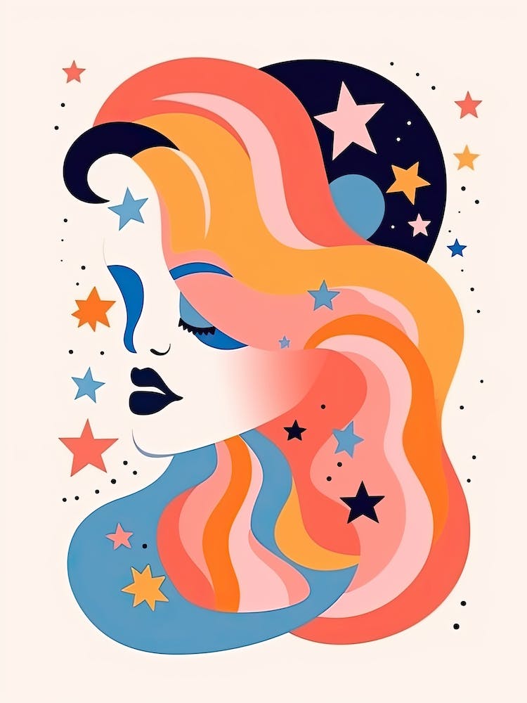 Aquarius Illustration Zodiac Star Sign 3