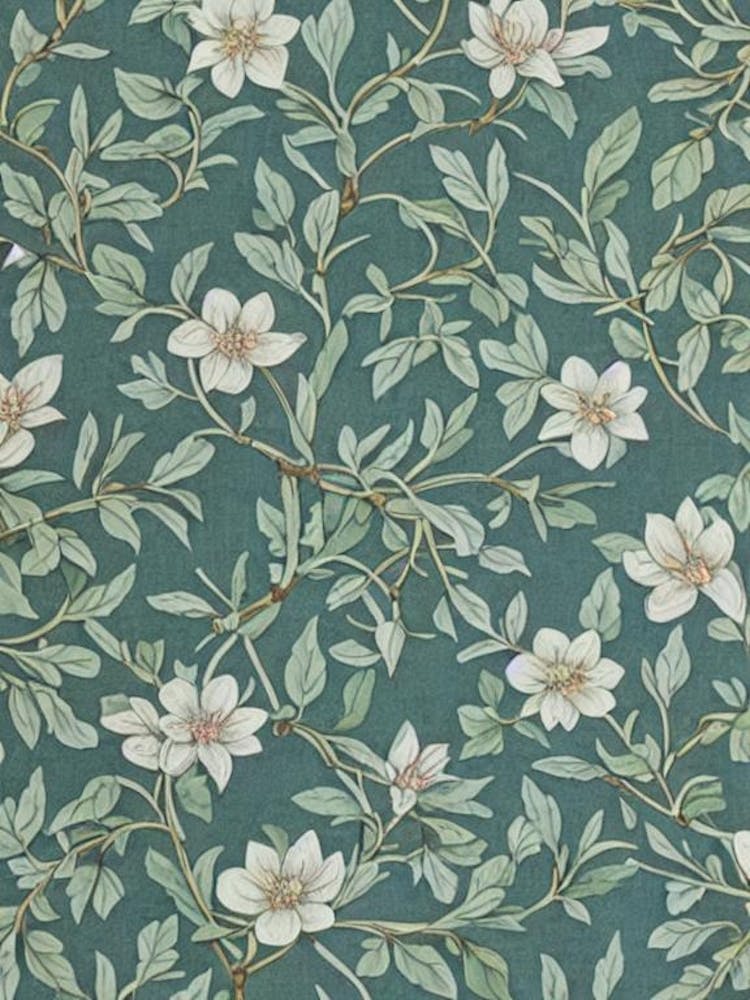 Magnolia 2 tree Vintage Botanical