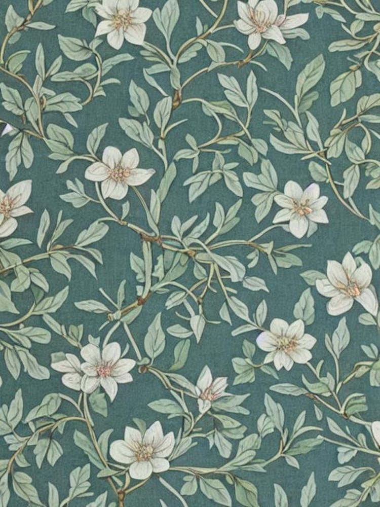 Magnolia 2 tree Vintage Botanical