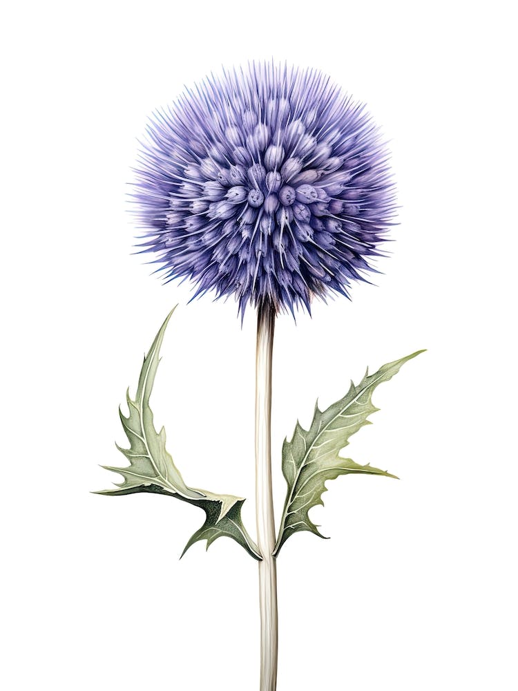 Echinops Vintage Botanical Herbs 1