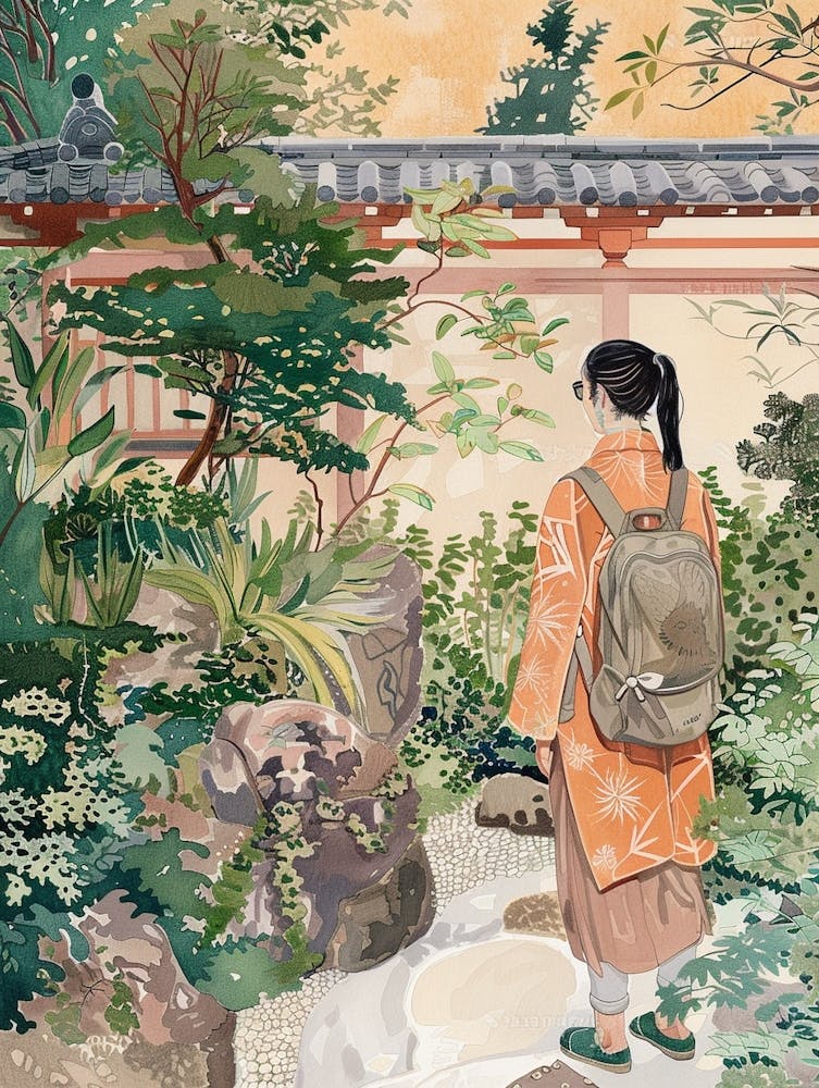 In The Garden Ryoan Ji Garden Japan 2