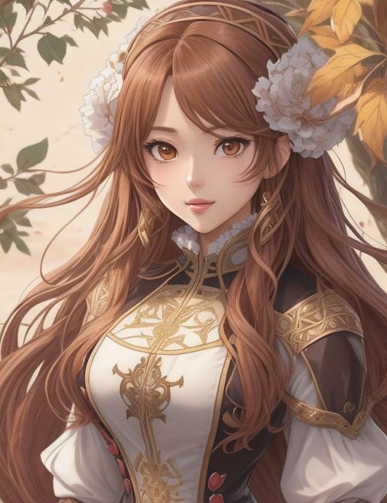 Anime Girl With Long Hair