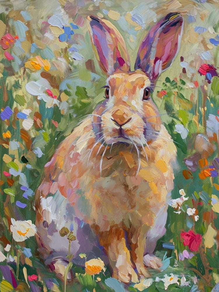 Flemish Giant Rabbit Painting 2
