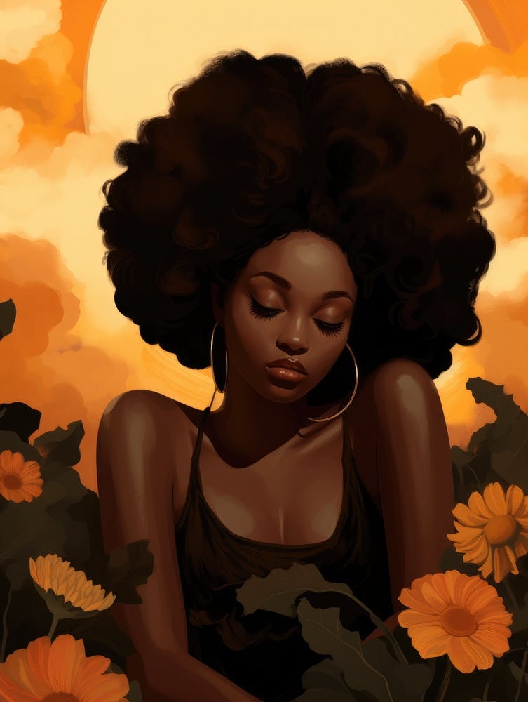 Afro Girl 5