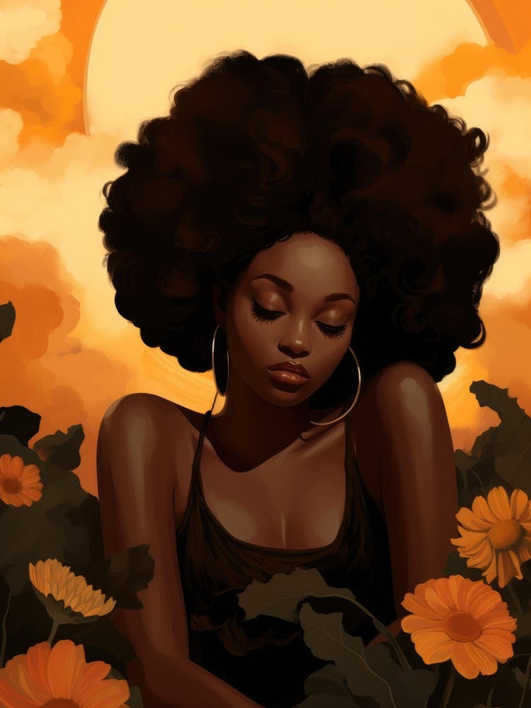 Afro Girl 5