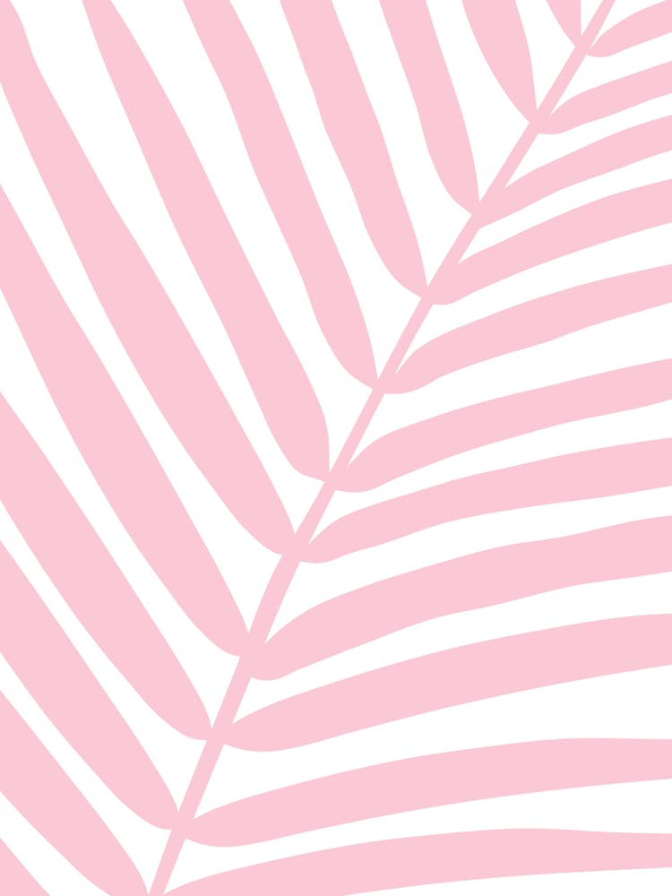 Palm Leaf Baby Pink