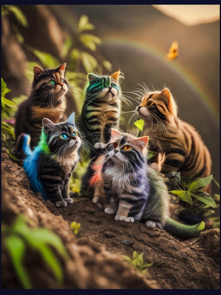 Rainbow Kittens
