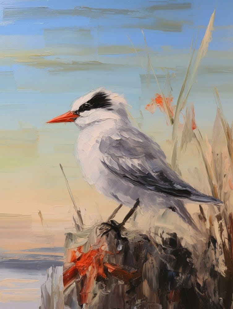 Bird Painting Common Tern 4