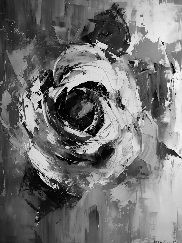 Black And White Rose 7