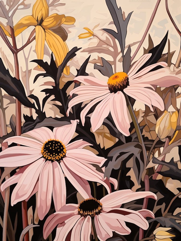 Black Eyed Susan 1 Flower Painting