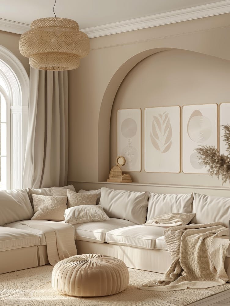 Beige Living Room