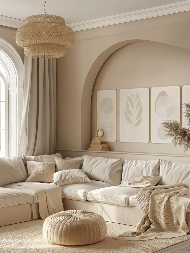 Beige Living Room