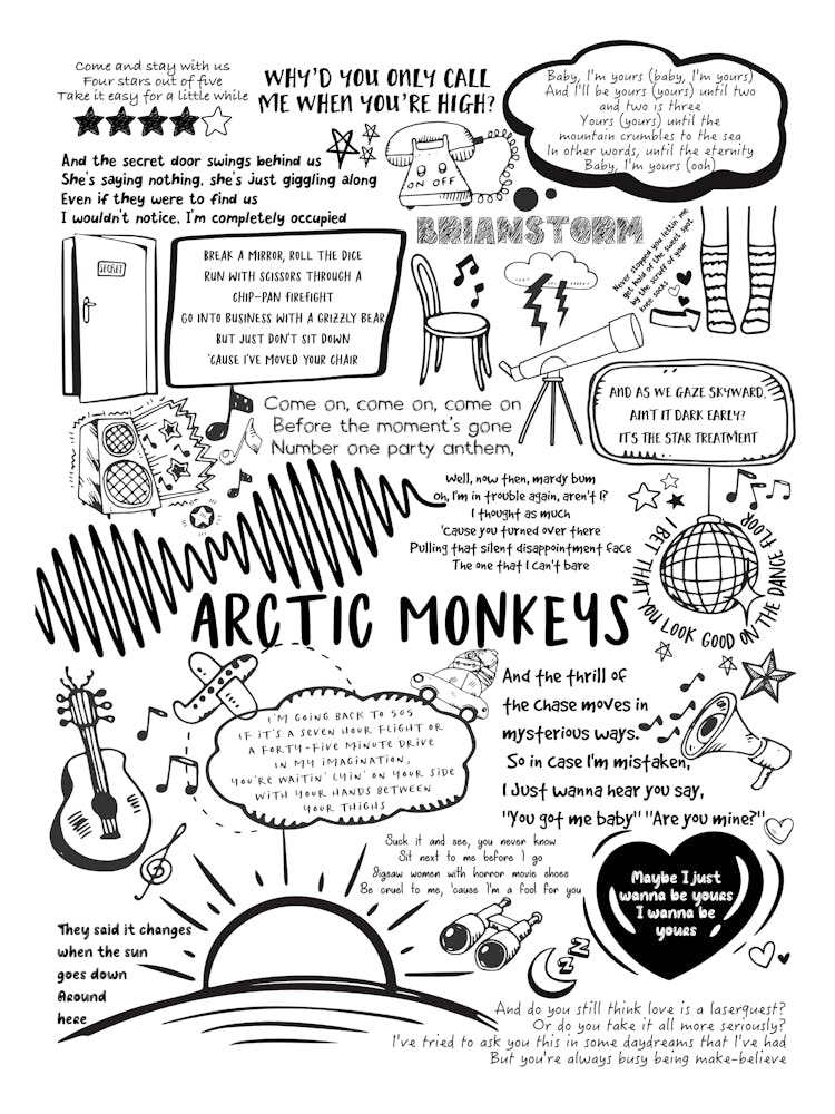 Arctic Monkeys Doodle Lyrics