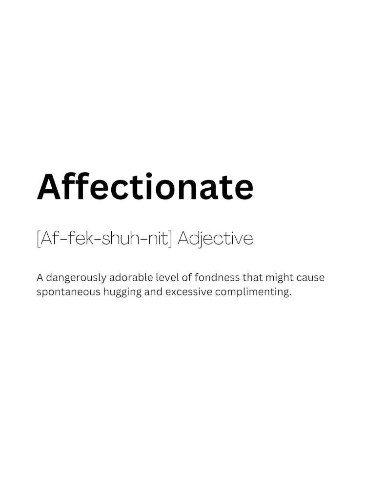 Affectionate Definition Meaning
