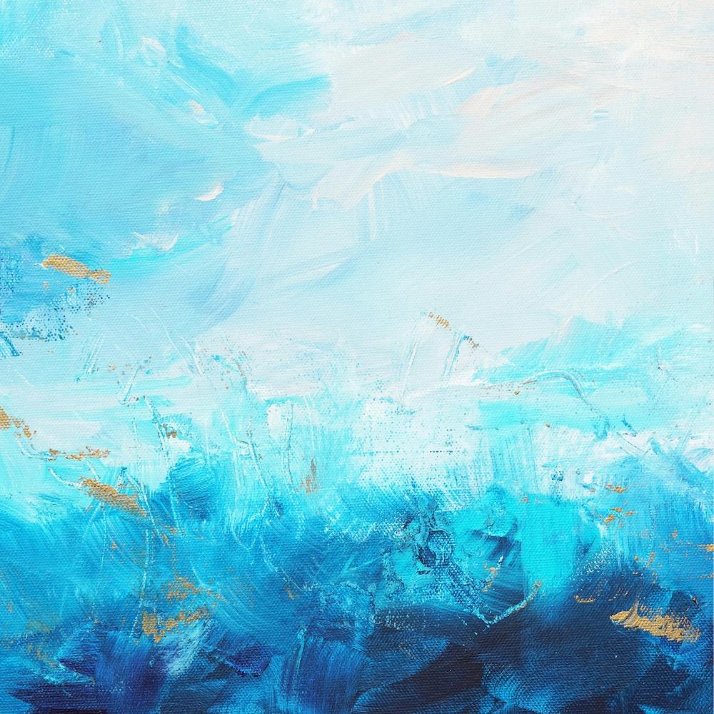 Sea And Clouds Painting  Square