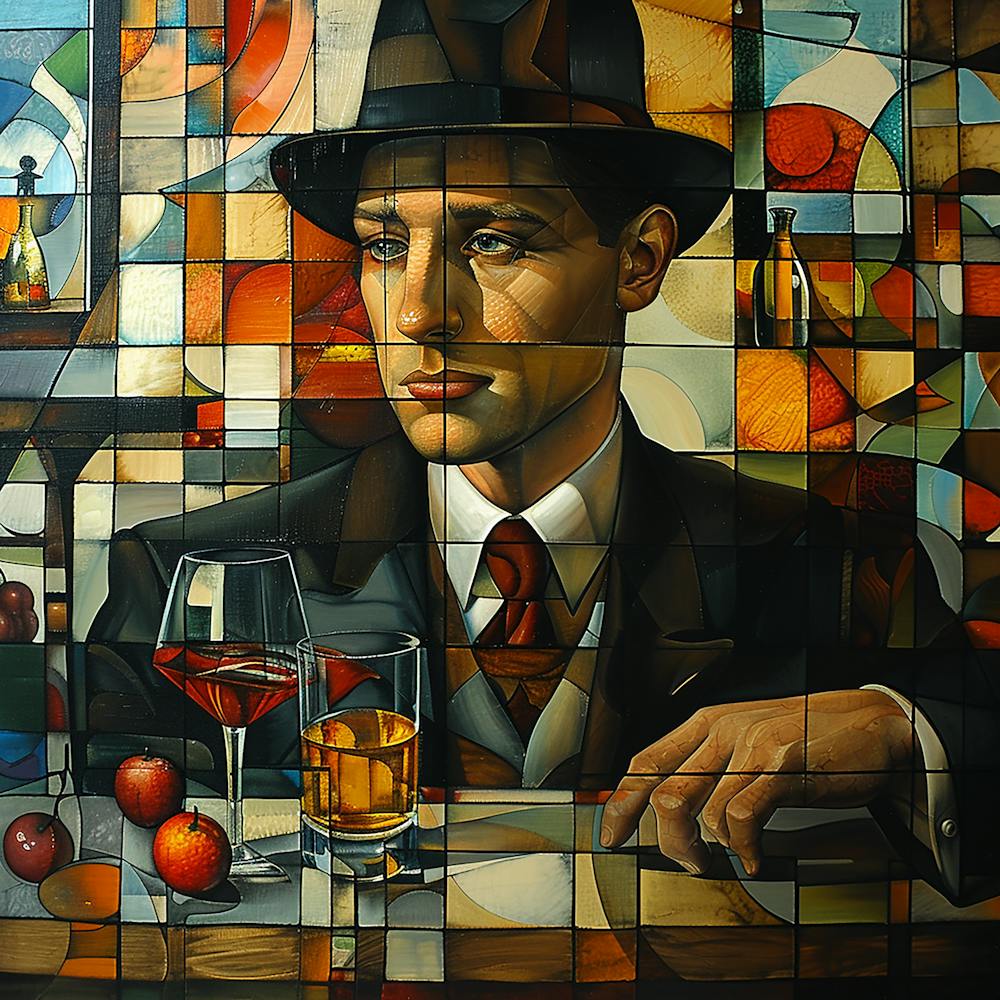 Man With A Glass Of Wine