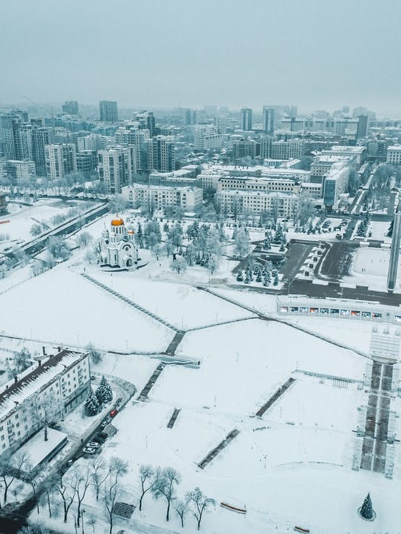 Samara City Art - Cityscape Wall Art - Russian Winter