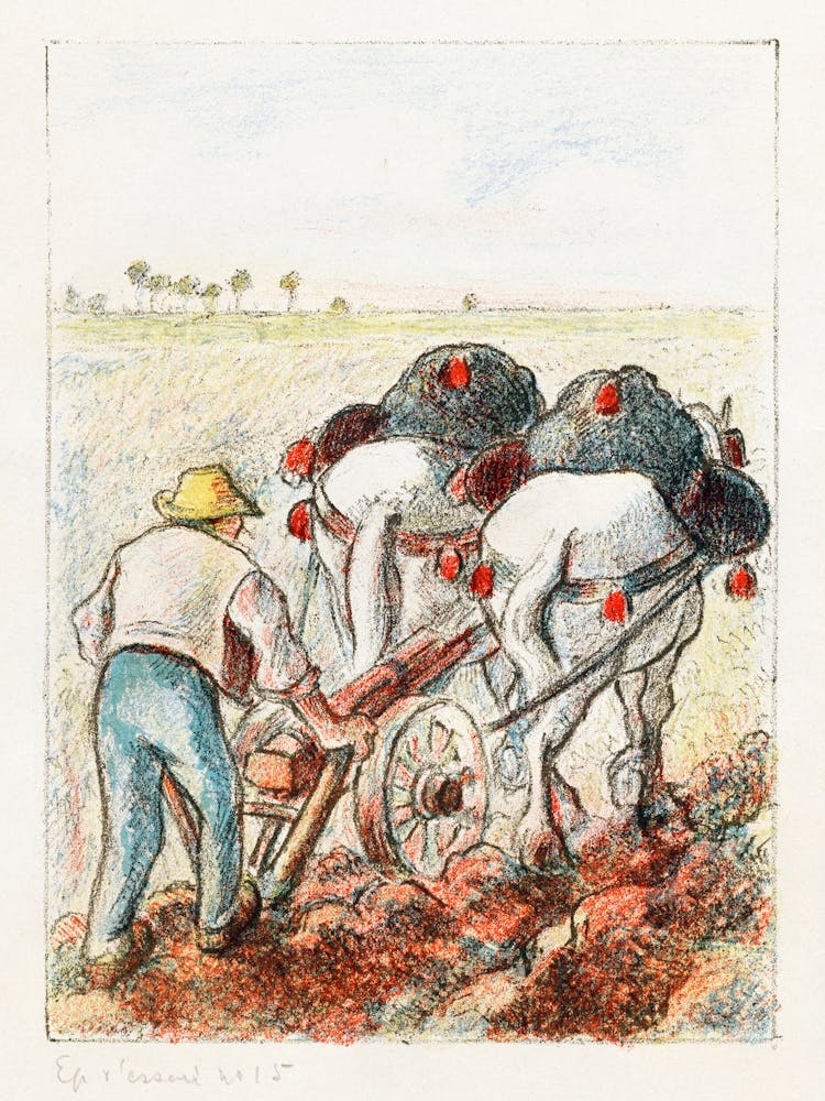 The Plow (1901), Camille Pissarro