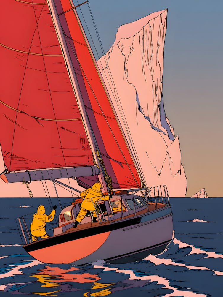 Naviguer près de l'Iceberg - Aventure Océanique