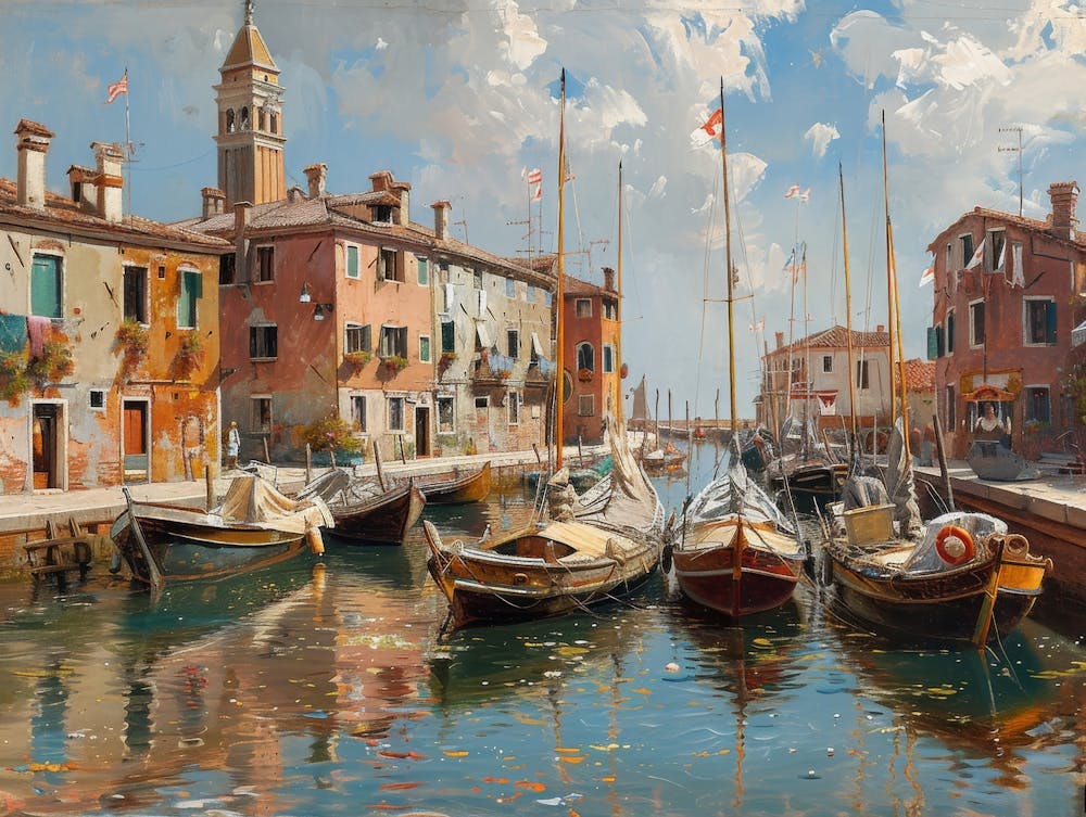 Boats In Venice