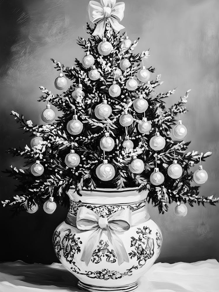 Christmas Tree In A Vase 4