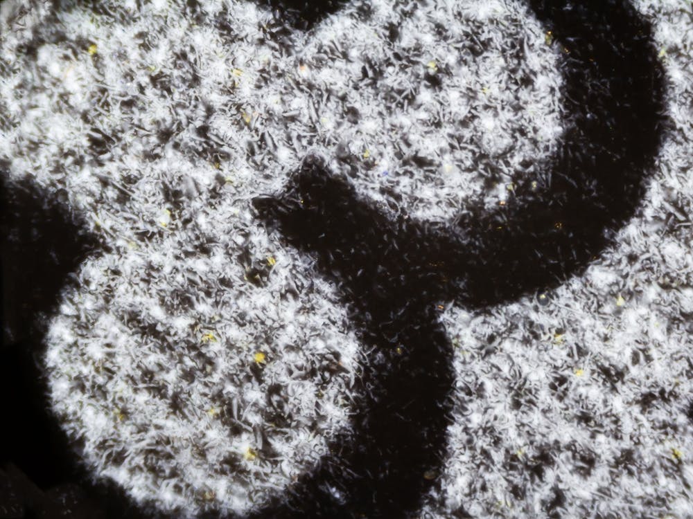 Embedded Digit 3 On Sim Card Under The Microscope 1