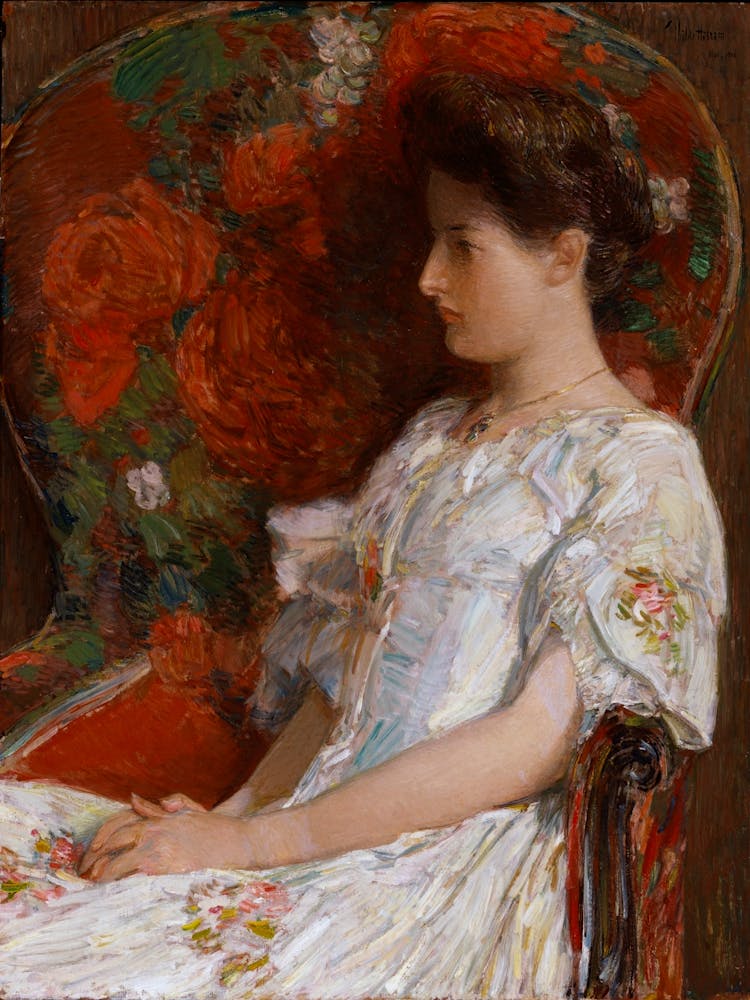 The Victorian Chair, Frederick Childe Hassam
