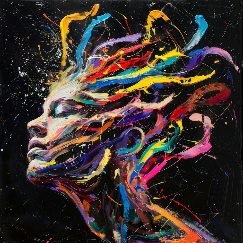 Abstract Of A Woman'S Head 3