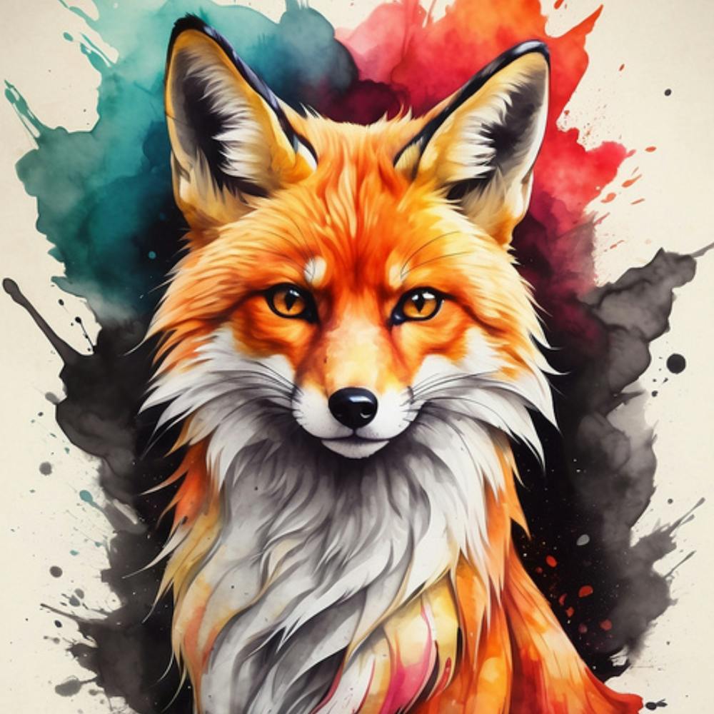 Fox Painting