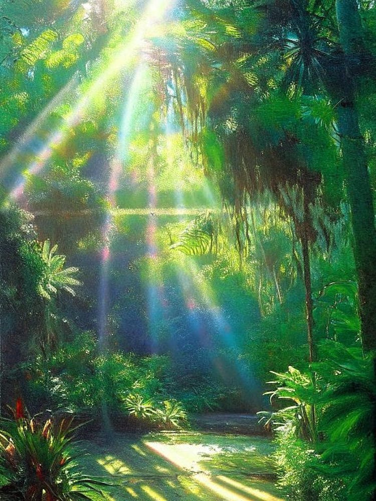 Jardín Botánico Nacional, Dominican Republic Classic Painting