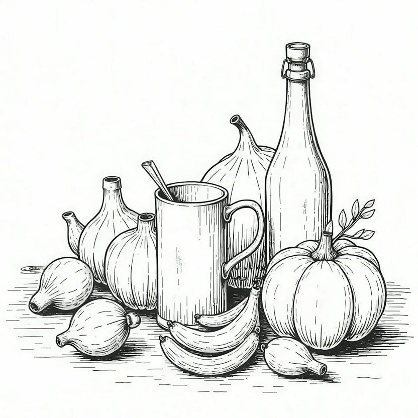 Pumpkins And A Jug