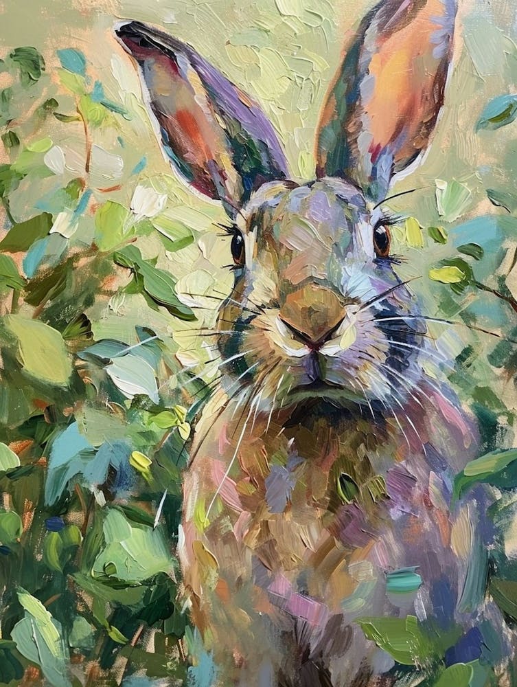 Beveren Rabbit Painting 4 Art Print by Ritual Art Prints – Fy!