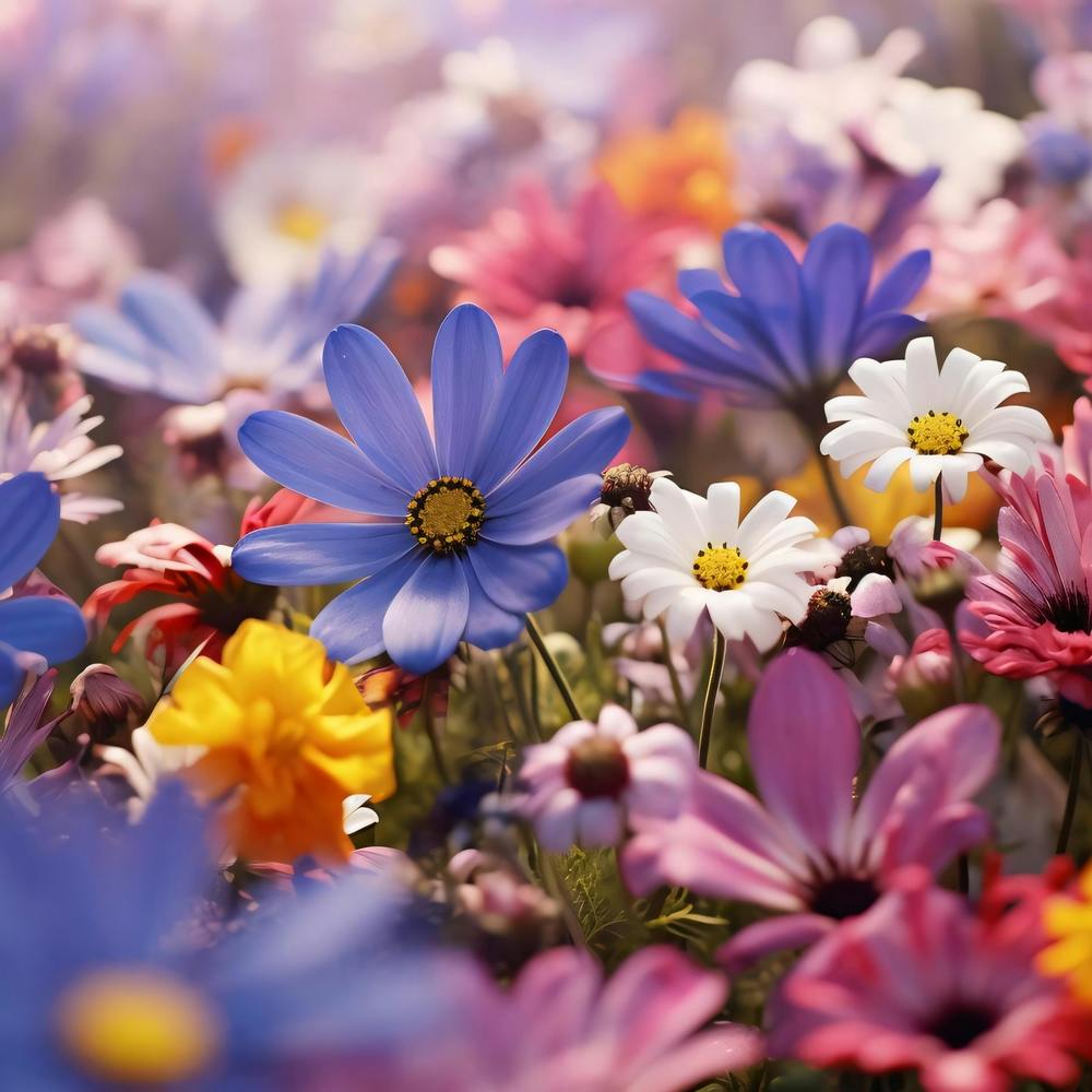 Flowers In A Field