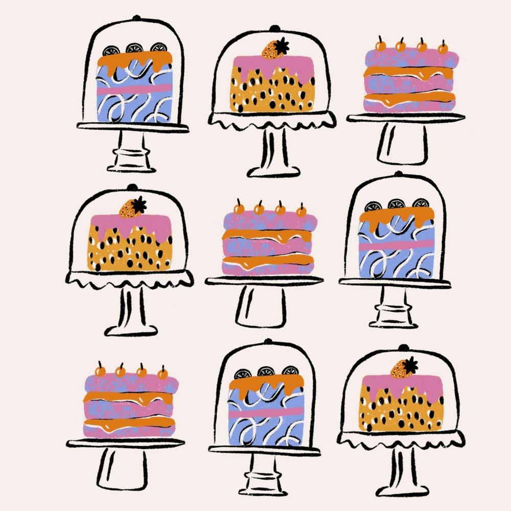 Cakes In The Window Square