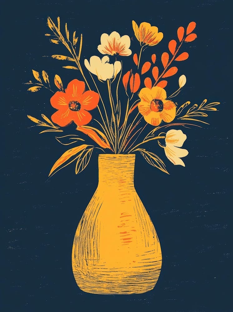 Flowers In A Vase 206