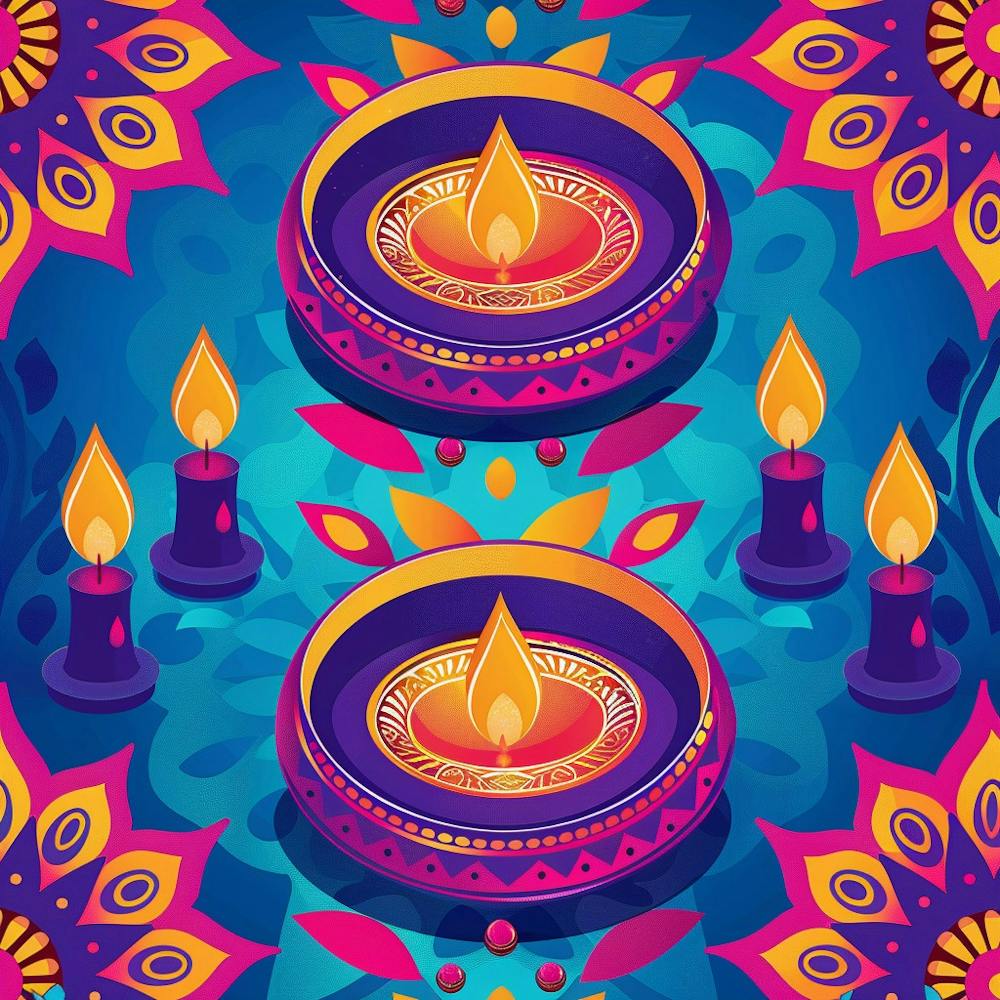 Diwali Themed Banner Texture Featuring Rangoli P 1 1